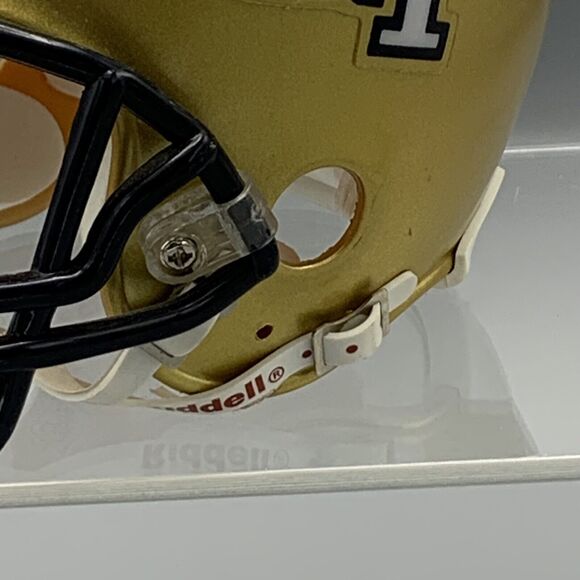 Vtg NCAA Mini Riddell GT Football Helmet Georgia Tech Yellow Jackets Bobby Dodd - Picture 4 of 15